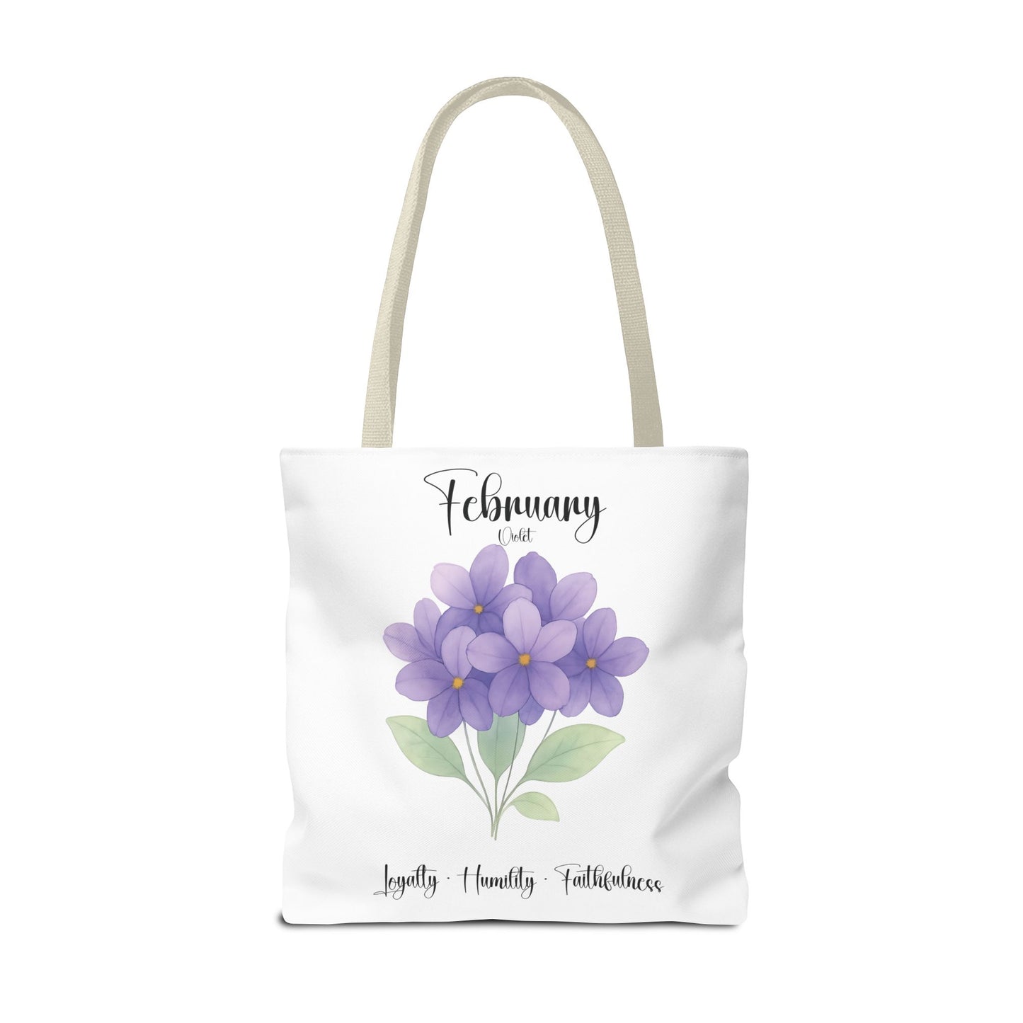 Personalized  floral gift tote bag for her, birth month flower, milestone birthdays, bestfriend gift.
