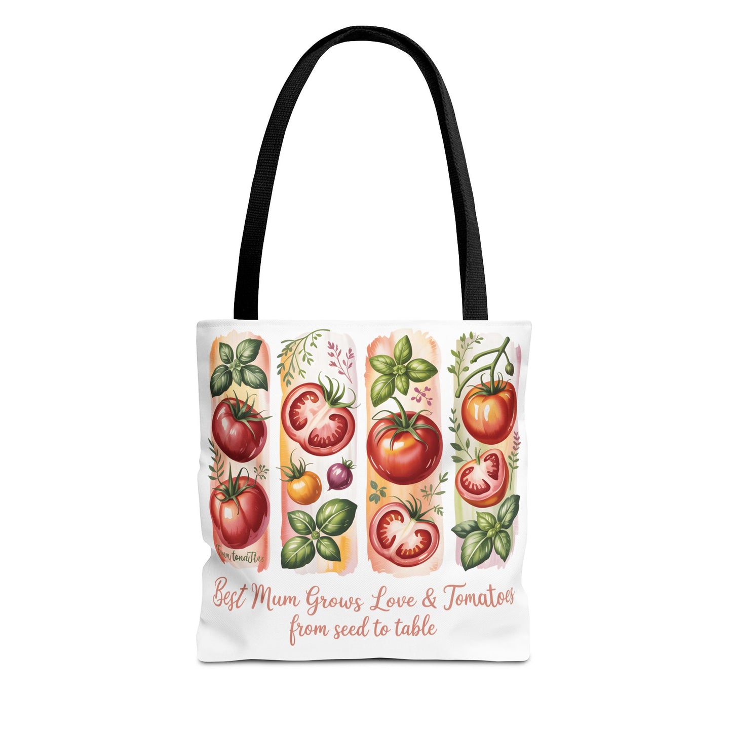 Best Mom Tote Bag, Tomato Garden Lover Design, Perfect Mothers Day Gift for Moms Who Love Gardening and Nature