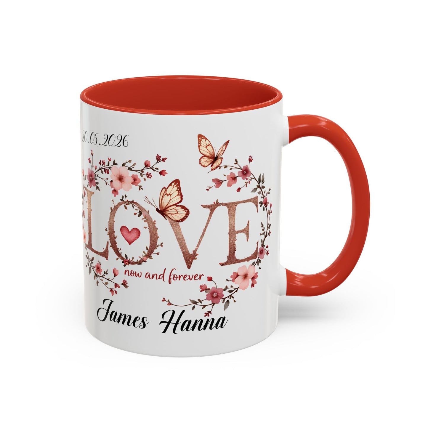 Custom Wedding Mug | Personalized Anniversary Mug | Valentines Day Gift |