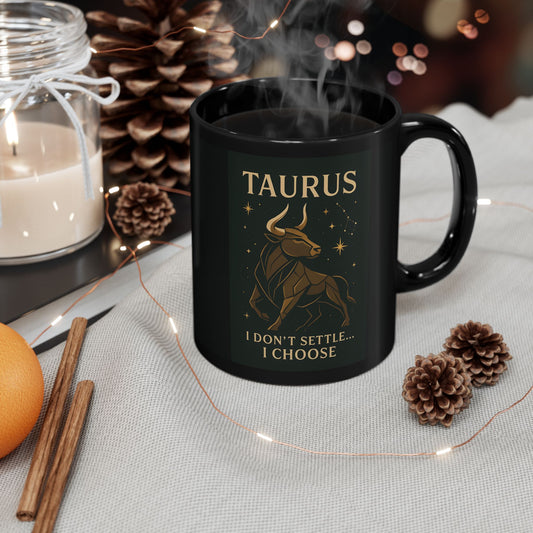 Taurus Astrology Mug, an ideal Taurus gift for those celebrating a Taurus birthday,inviting the stability and strength of the Taurus into every sip.