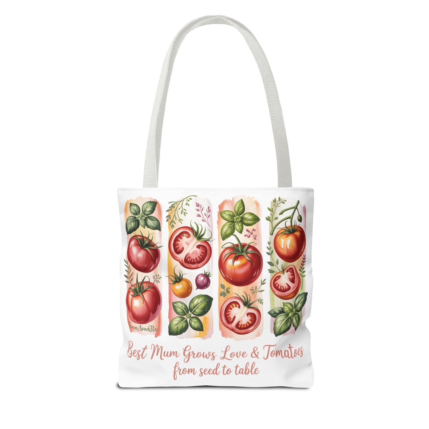 Best Mom Tote Bag, Tomato Garden Lover Design, Perfect Mothers Day Gift for Moms Who Love Gardening and Nature