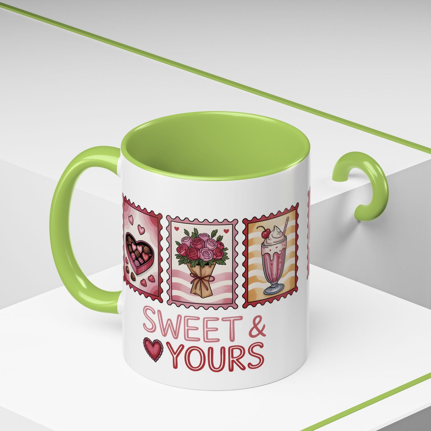 Ceramic valentine gift, Valentines day cup,  wife gift ideas, anniversary mug.