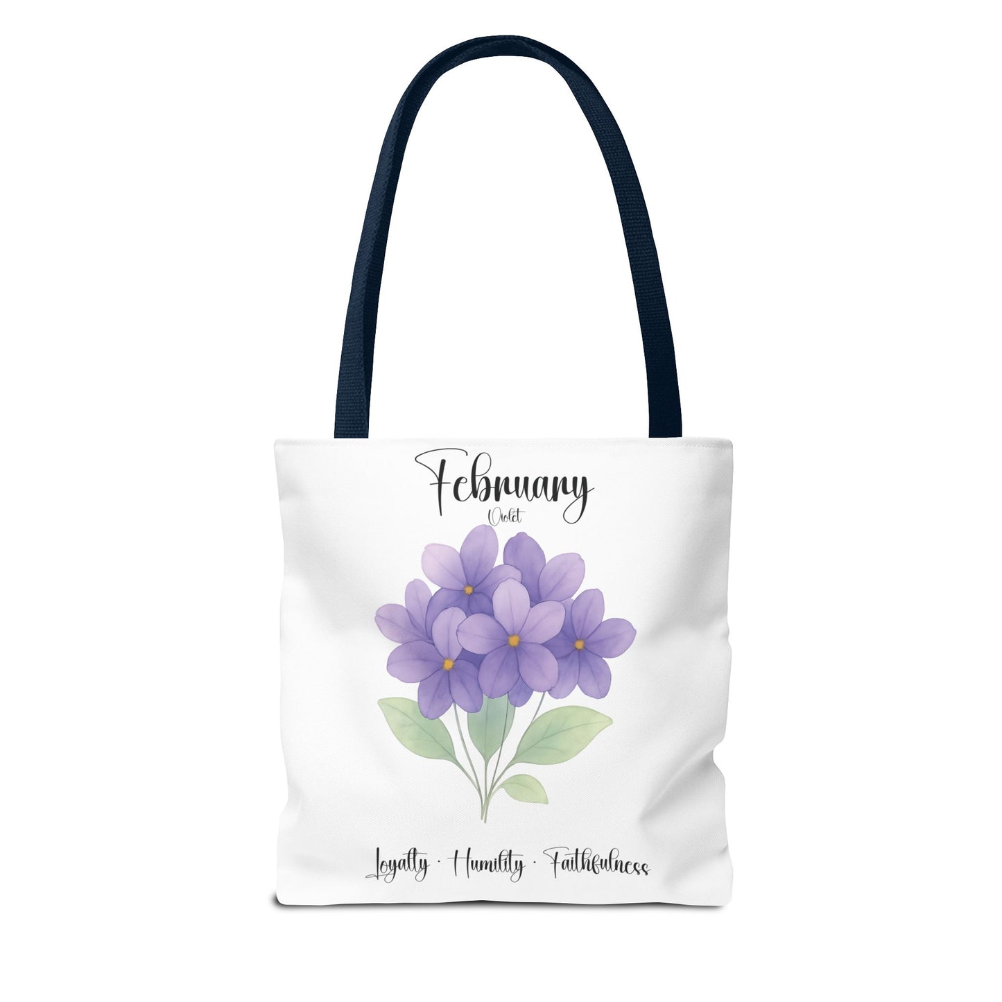 Personalized  floral gift tote bag for her, birth month flower, milestone birthdays, bestfriend gift.