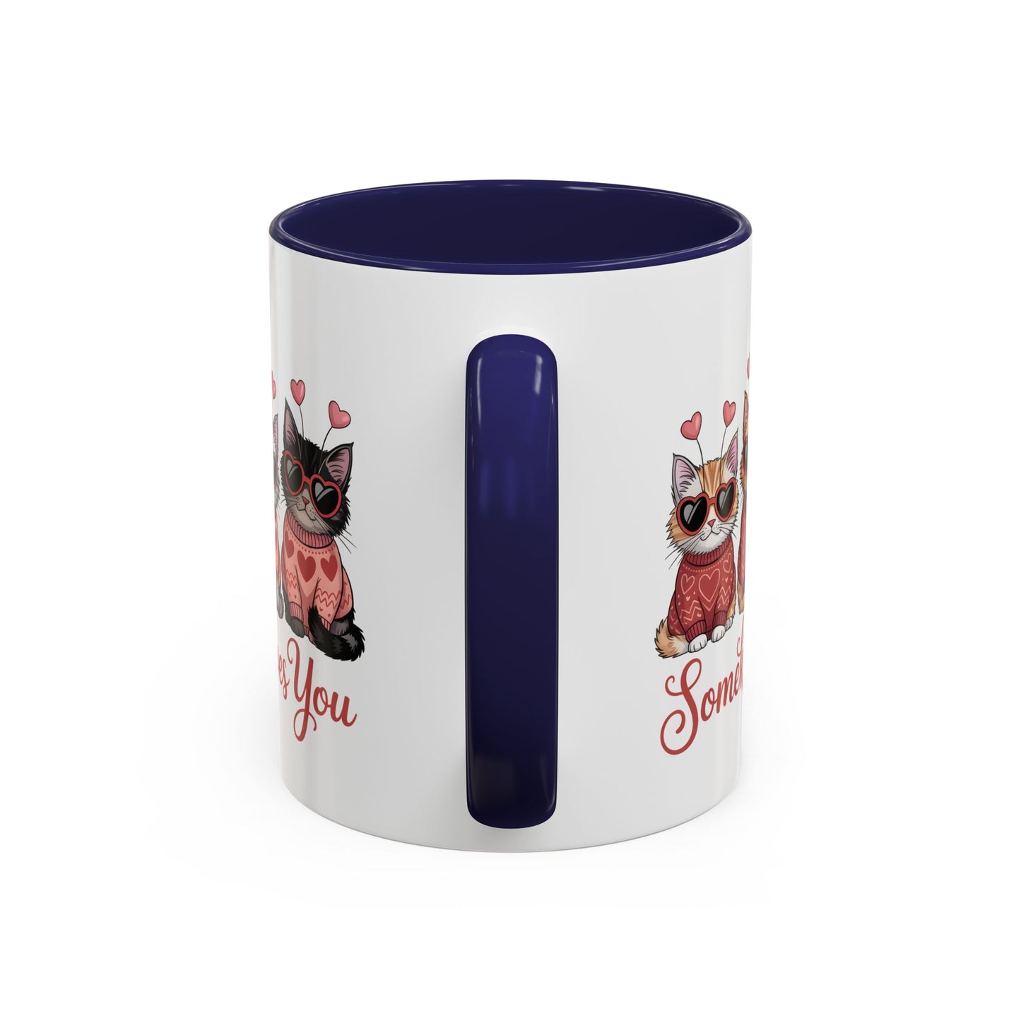 Valentine Kitty Mug | kitten Coffee Cup | cat Lover Gift | Valentines Day Mug |
