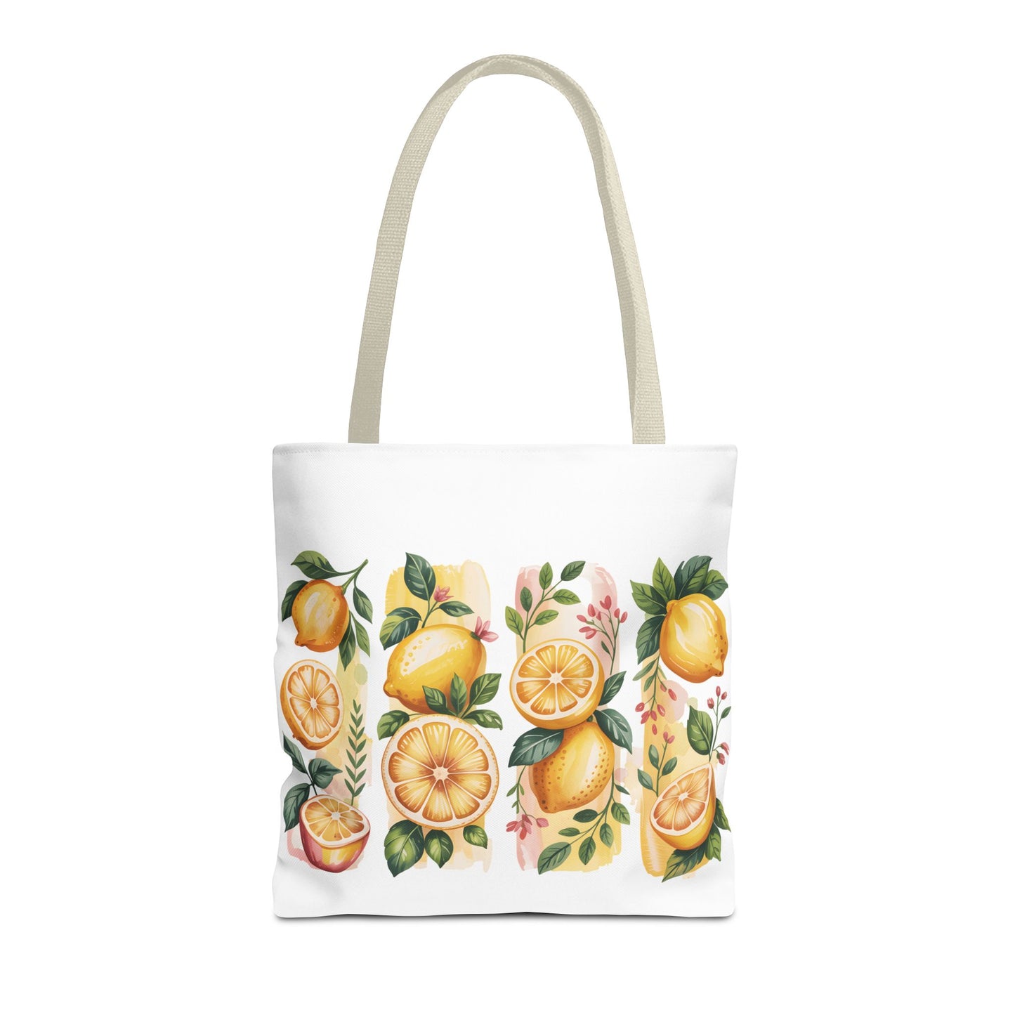 lemon tote bag, large grocery tote, alternative gifts