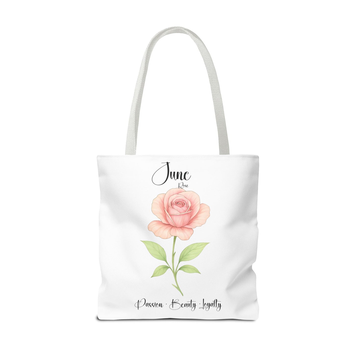 Personlised birth month flower bag for her, milestone birthdays, bestfriend gift.
