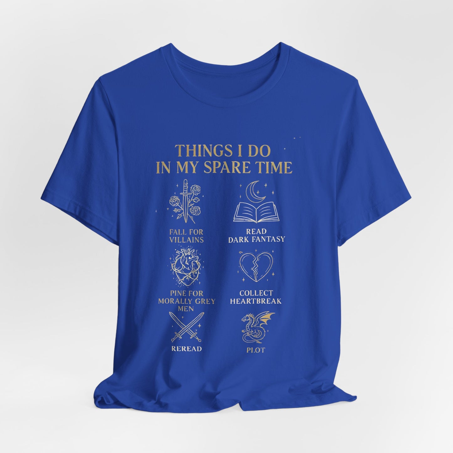 Dark Fantasy Book Lover Shirt | Morally Grey Men Tee | Villain Reader Gift | Bookish Aesthetic Tee