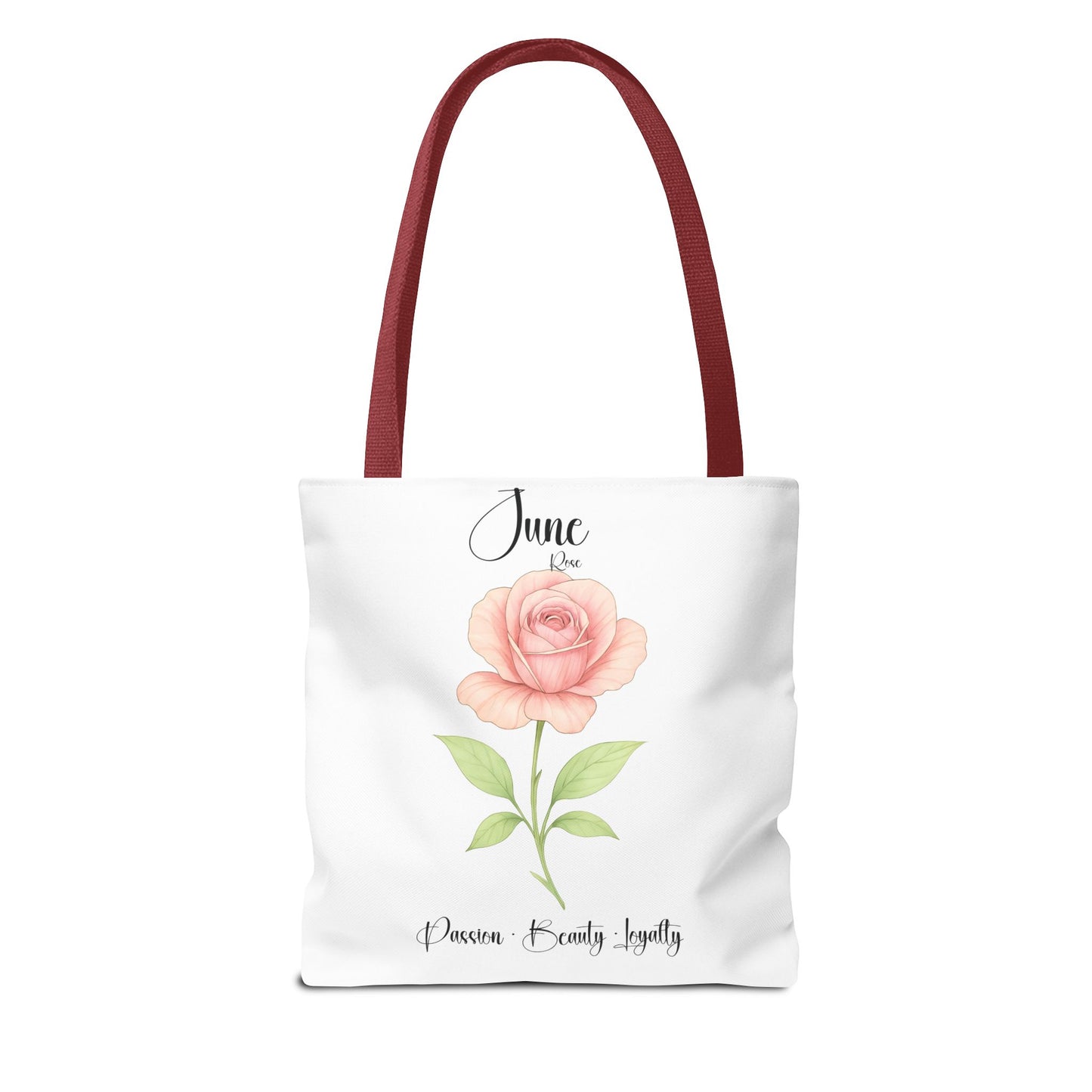 Personlised birth month flower bag for her, milestone birthdays, bestfriend gift.