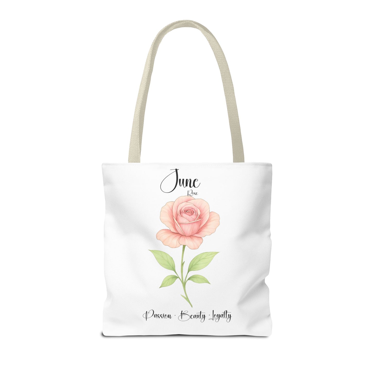 Personlised birth month flower bag for her, milestone birthdays, bestfriend gift.