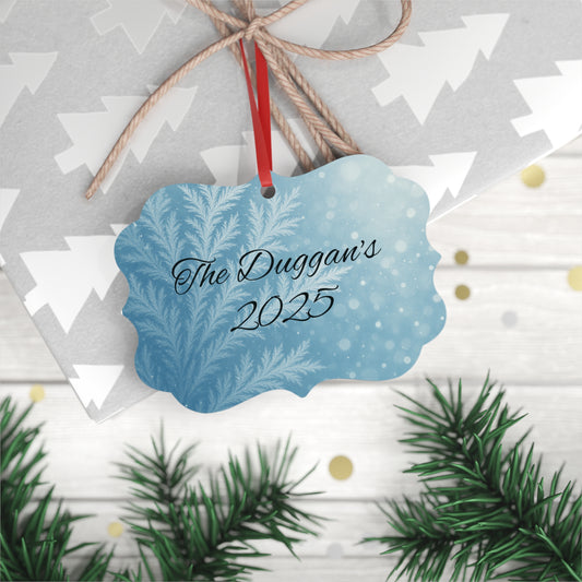 Personalised Metal Family Christmas Tree Decoration, Each custom name ornament is thoughtfully crafted to capture the essence of your unique xmas gift for Christmas 2025.