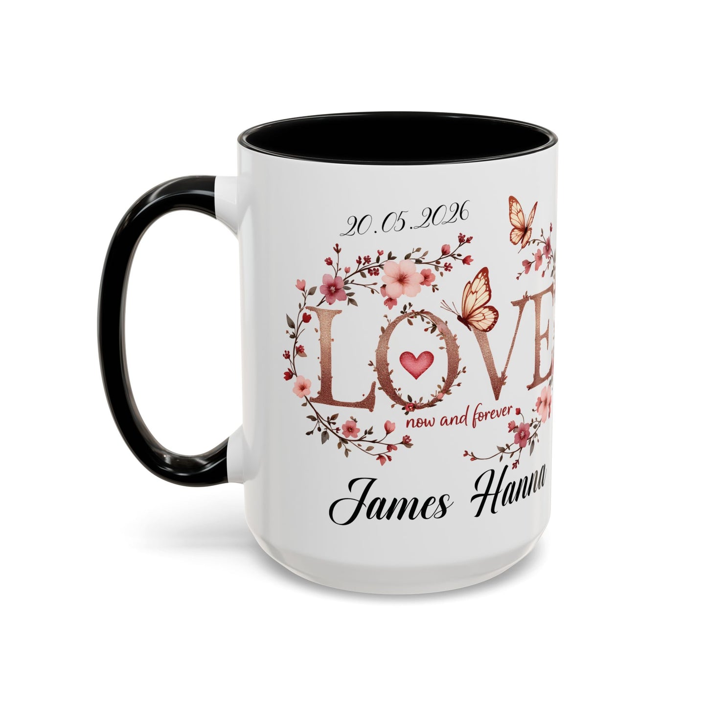 Custom Wedding Mug | Personalized Anniversary Mug | Valentines Day Gift |