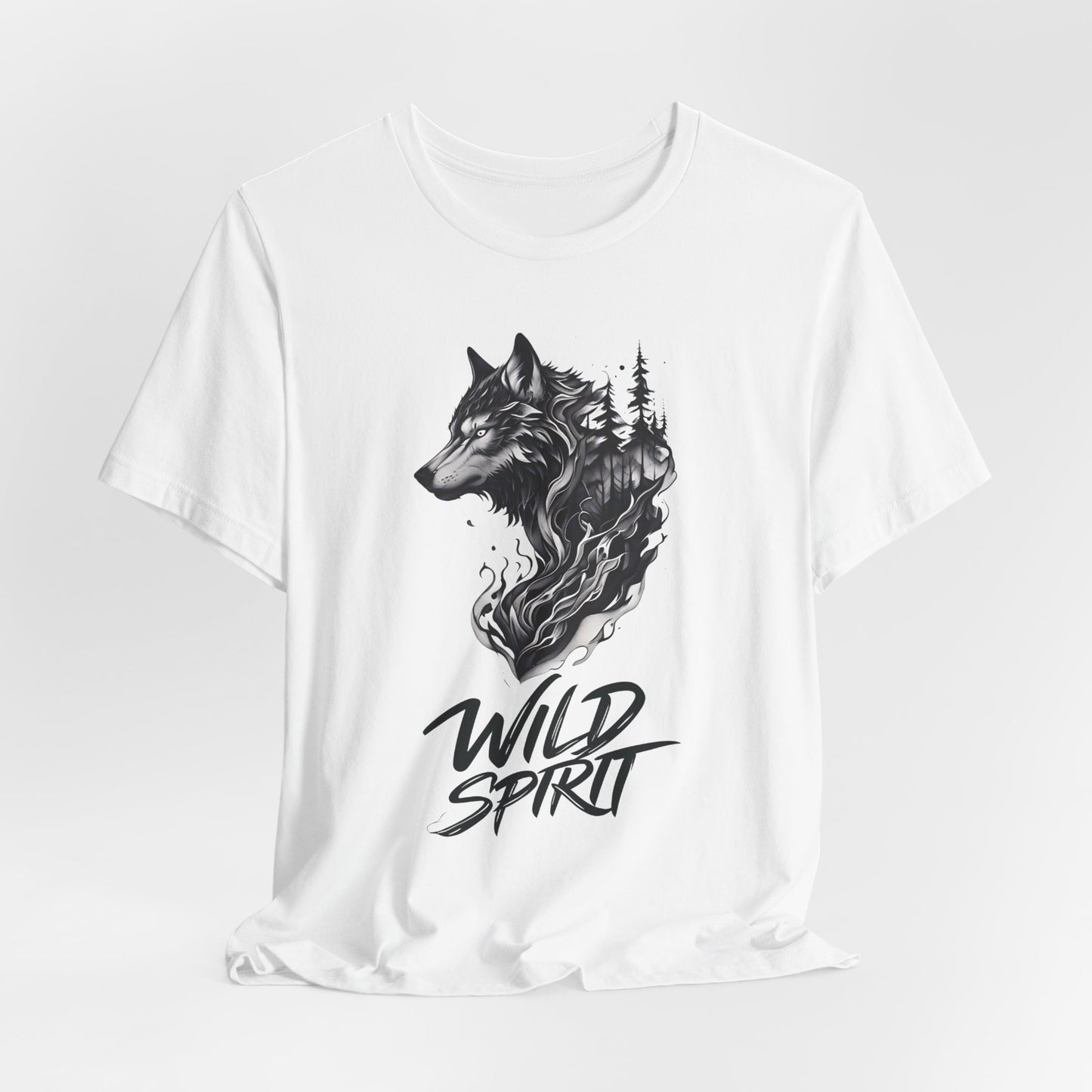 Wild Spirit Wolf Tee - Unisex, Gothic Streetwear, Alternative Clothing, grunge