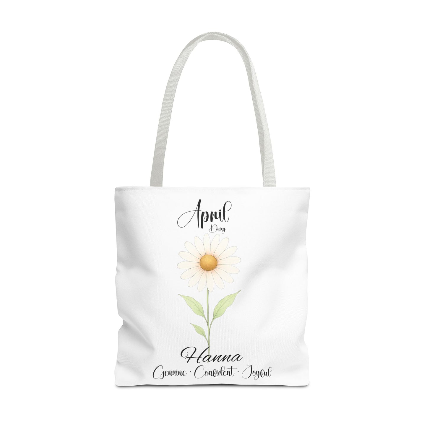 Custom birth month flower bag for her, milestone birthdays, bestfriend gift.