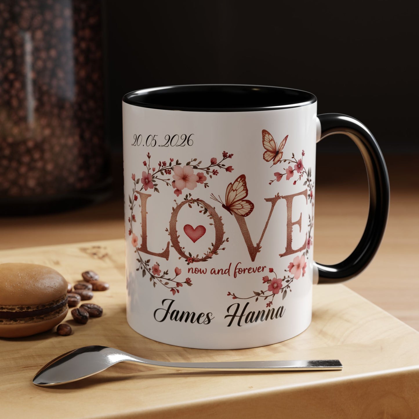 Custom Wedding Mug | Personalized Anniversary Mug | Valentines Day Gift |