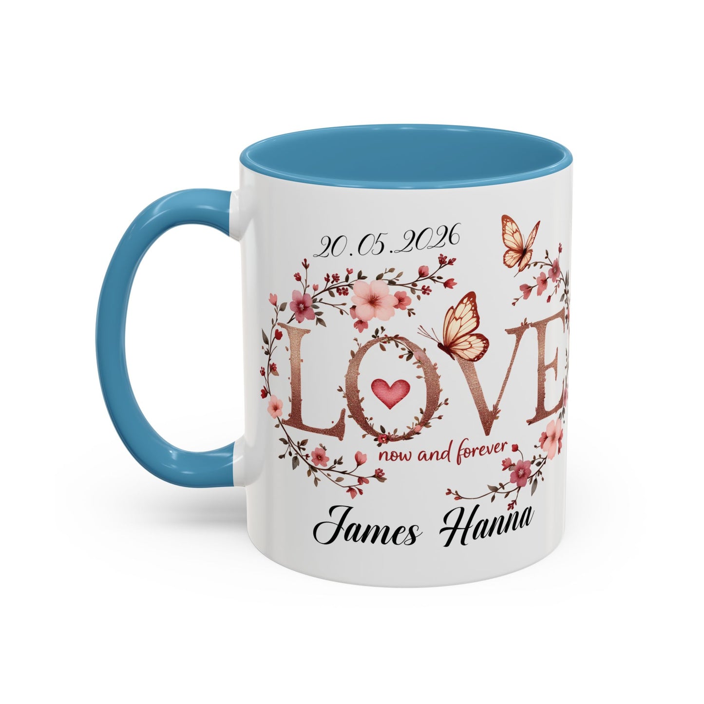 Custom Wedding Mug | Personalized Anniversary Mug | Valentines Day Gift |