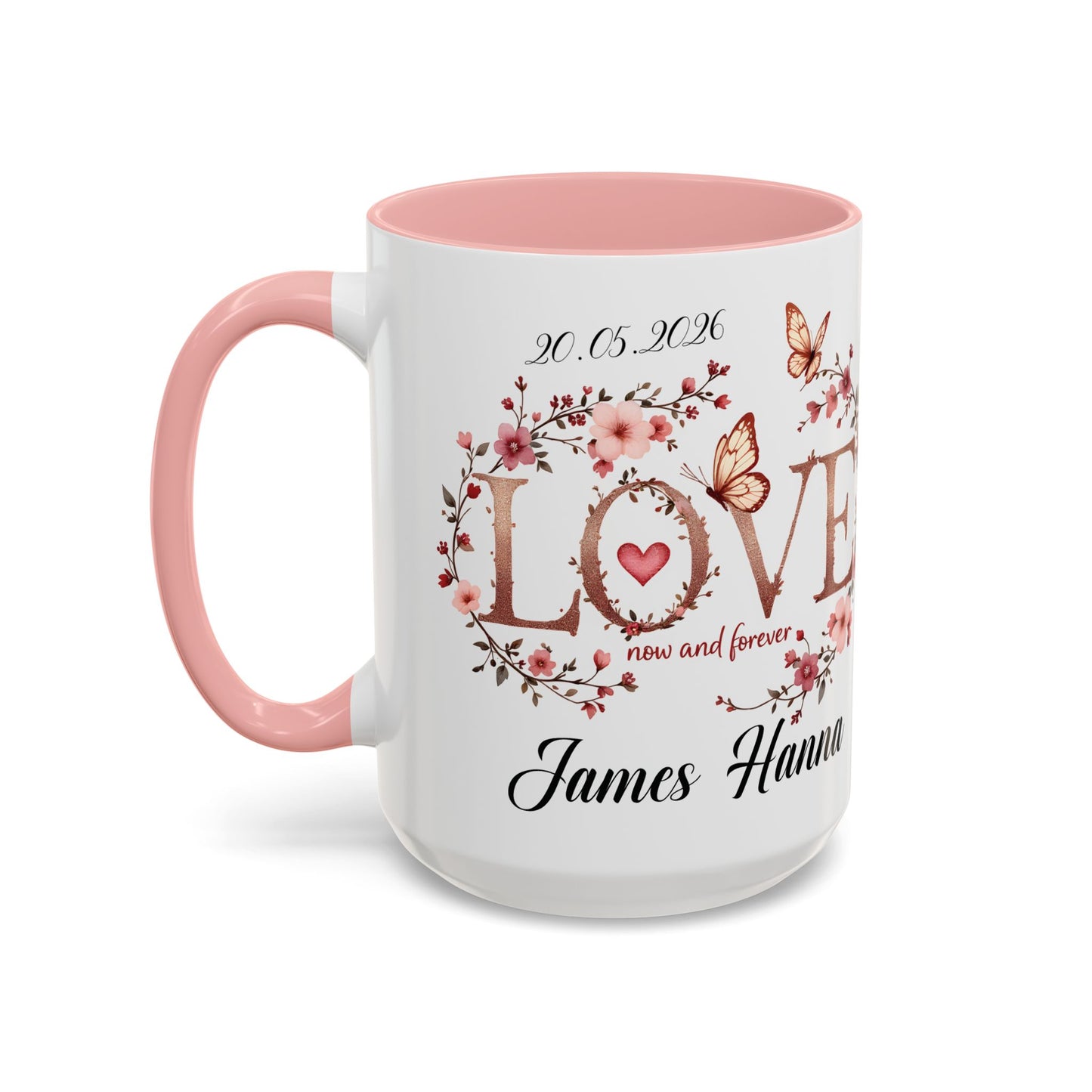 Custom Wedding Mug | Personalized Anniversary Mug | Valentines Day Gift |