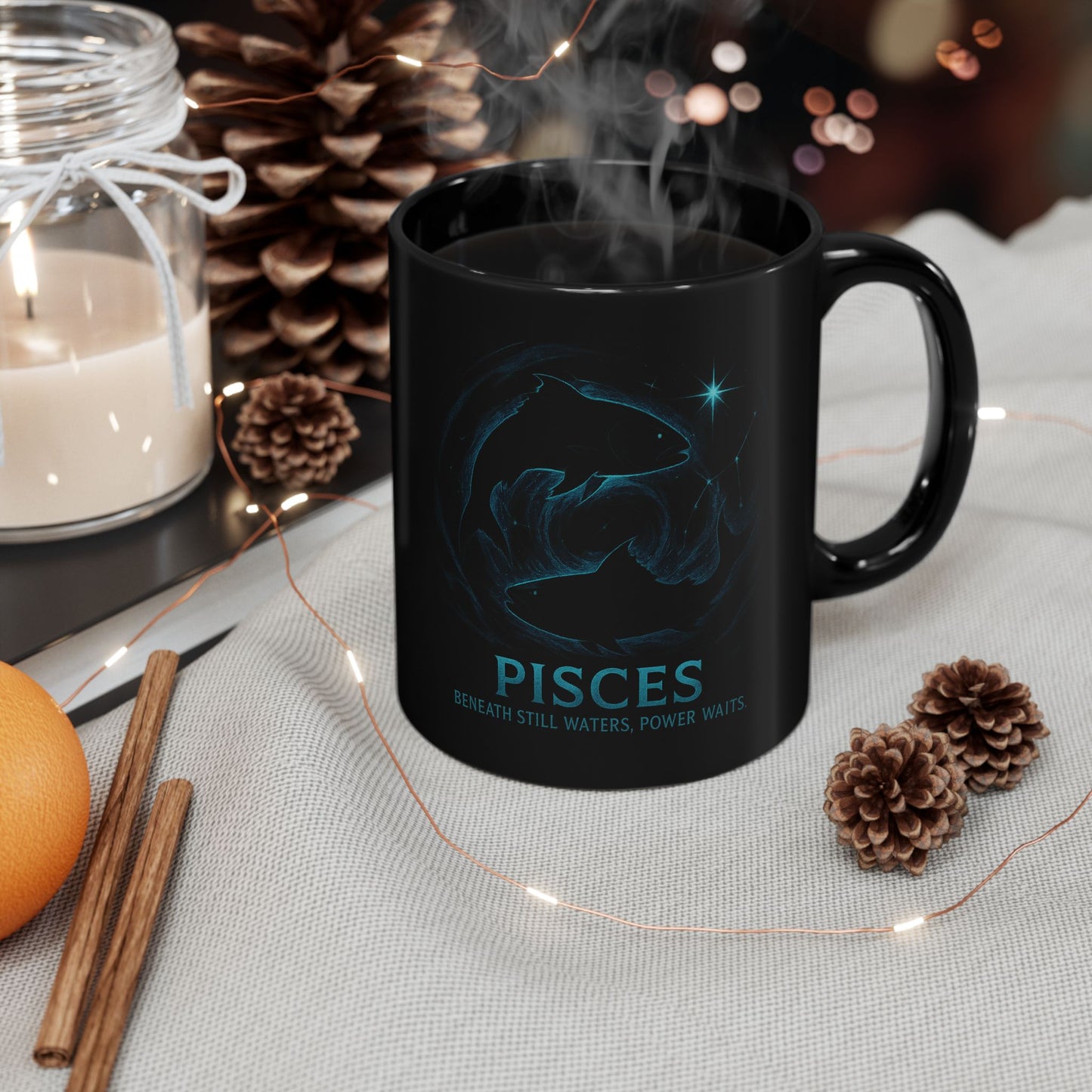 Pisces Zodiac Mug - Perfect Gift for Astrology Lovers, Coffee Lovers, Birthdays.