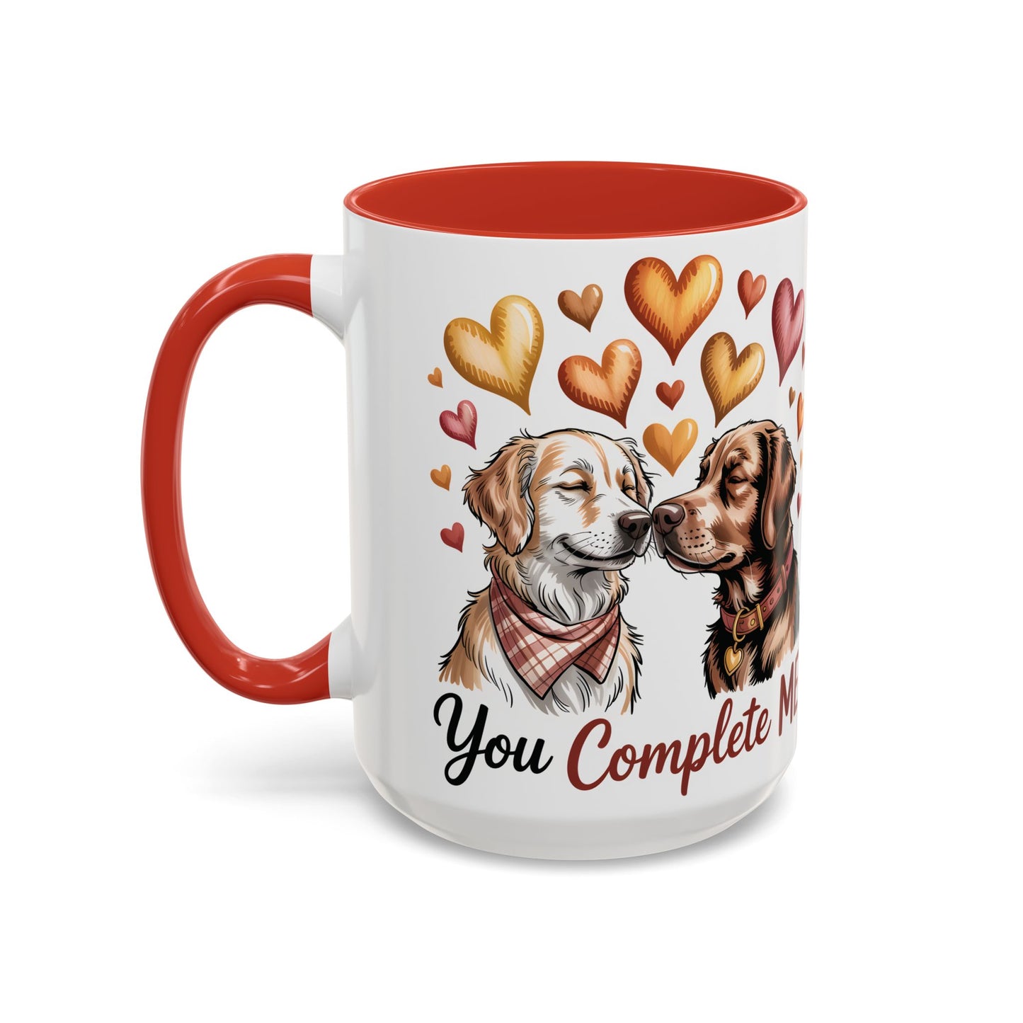 You Complete Me Mug | Cute Dog Lover Gift | Valentines Day Gift for Wife Husband |