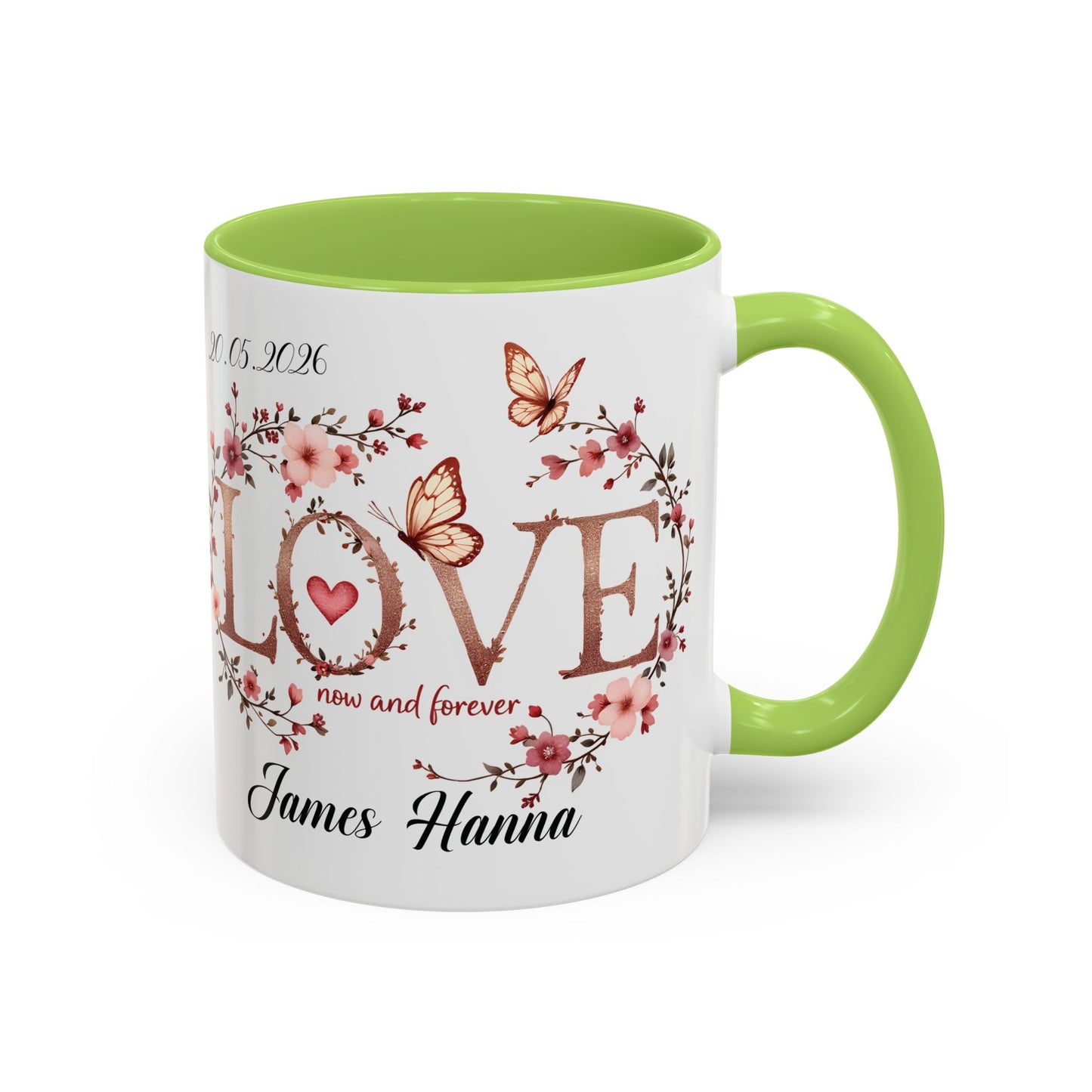 Custom Wedding Mug | Personalized Anniversary Mug | Valentines Day Gift |