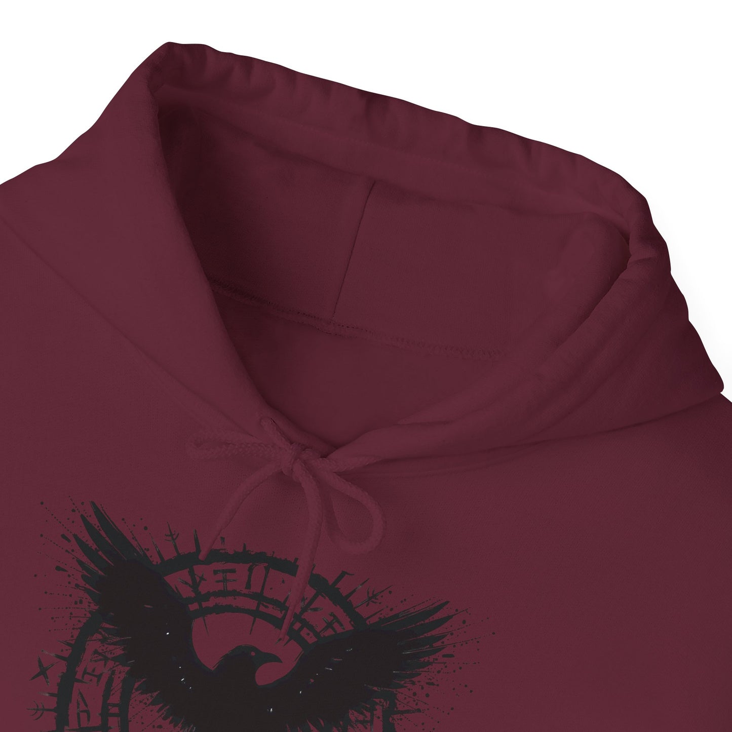Norse Viking Raven Hoodie, Pagan Clothing, Viking Hoodie, Norse Mythology Apparel.