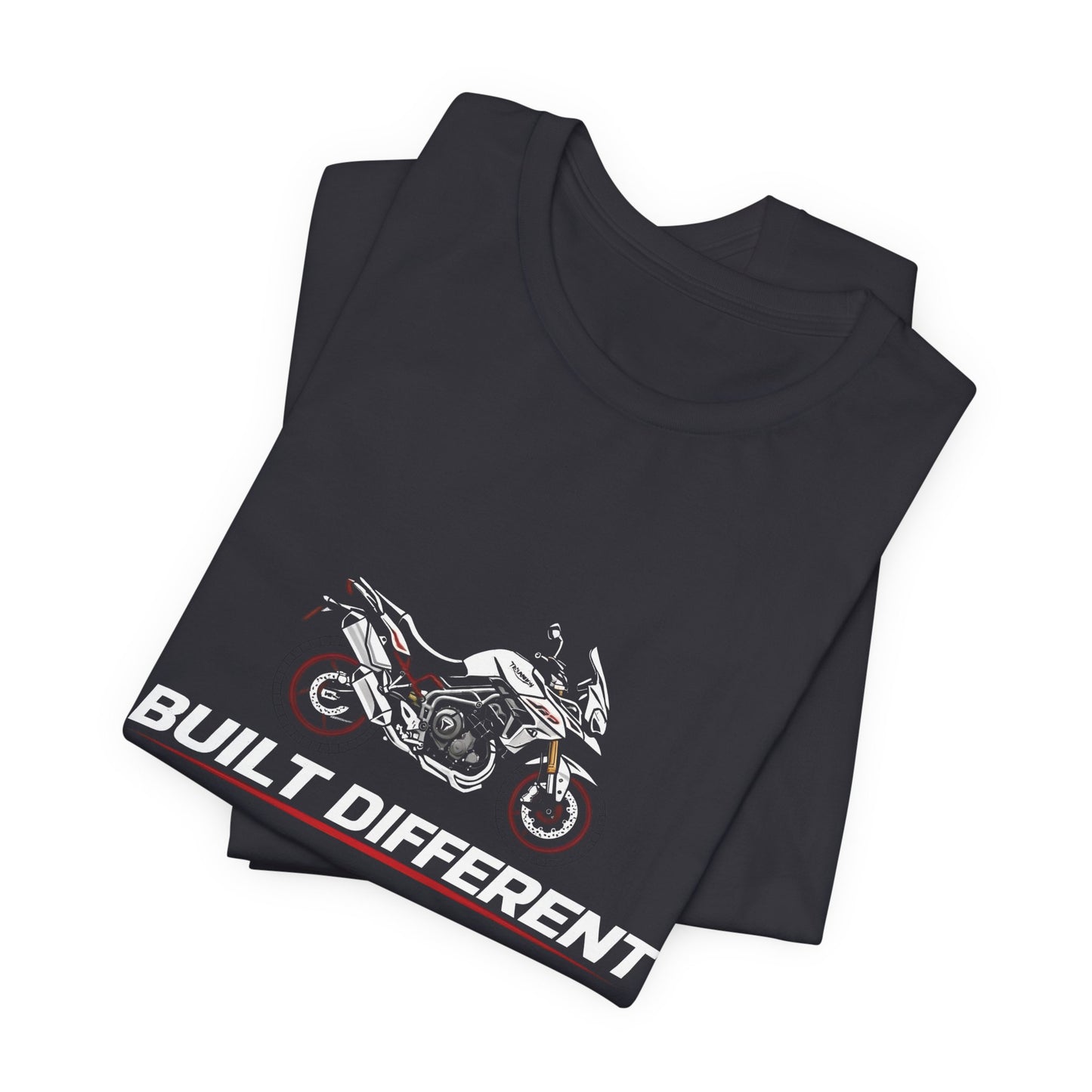 Cotton Triumph Biker shirt, motorcycle apparel, alternative clothing, mechanic gift, gift for biker.