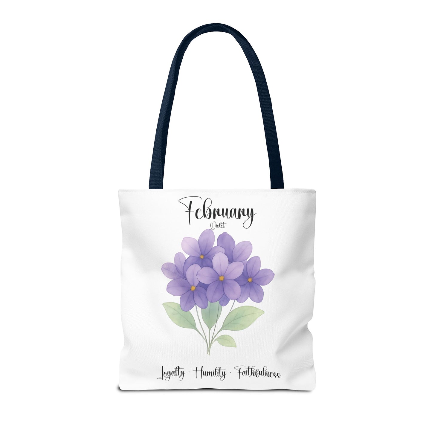 Personalized  floral gift tote bag for her, birth month flower, milestone birthdays, bestfriend gift.