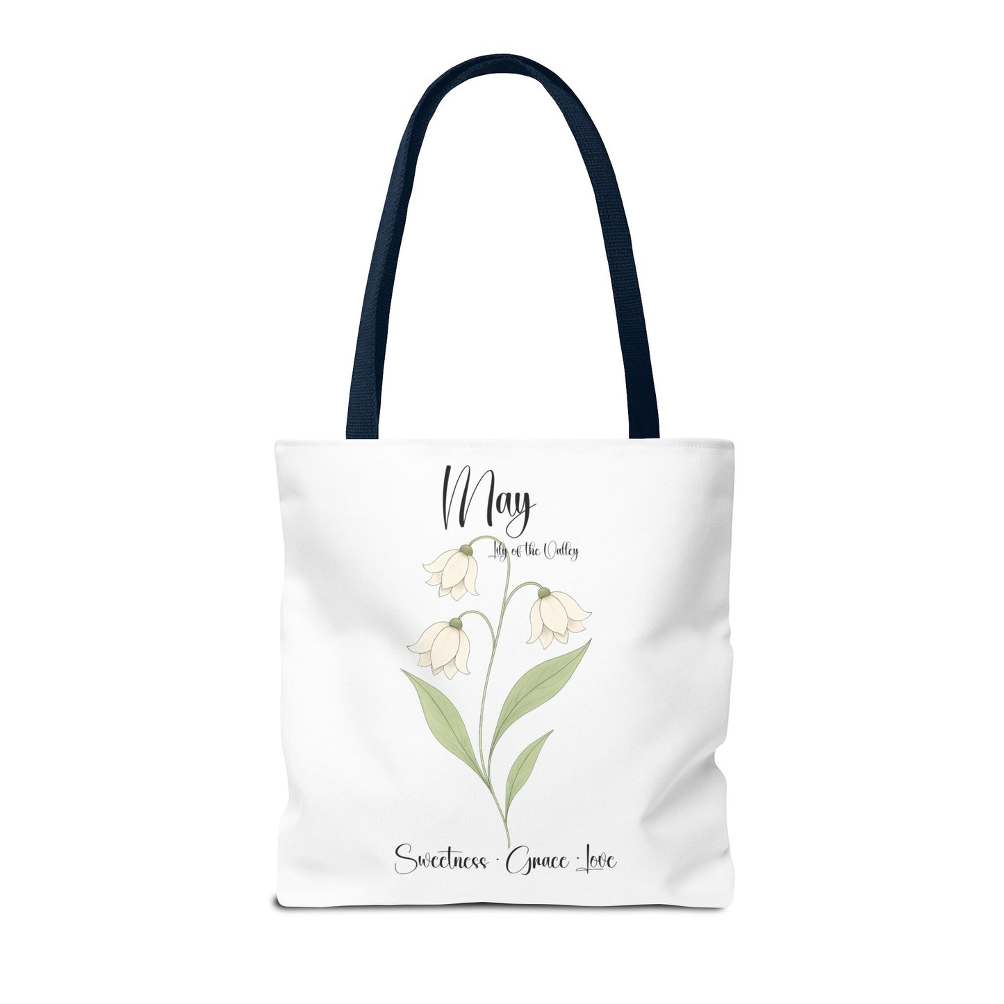 Personlised birth month flower bag for her, milestone birthdays, bestfriend gift.