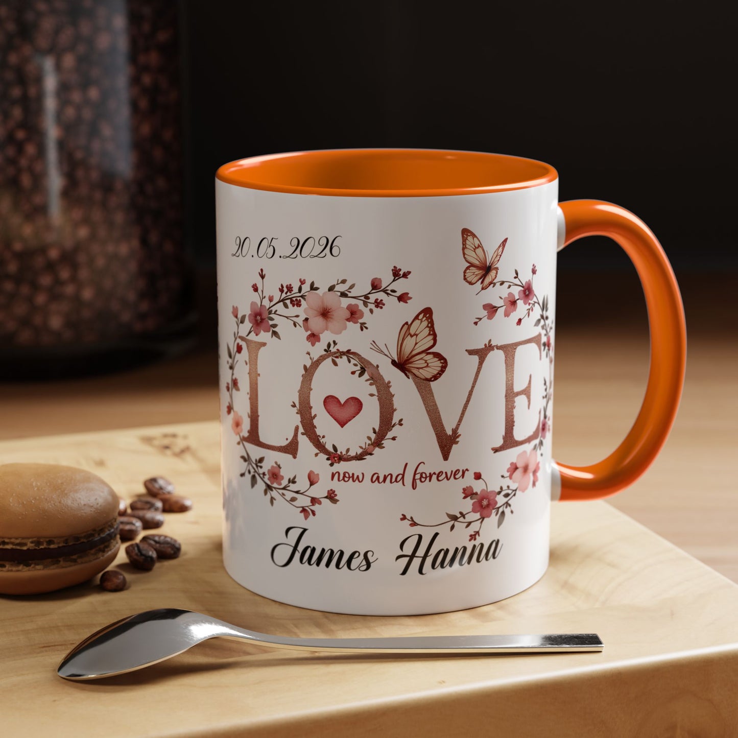 Custom Wedding Mug | Personalized Anniversary Mug | Valentines Day Gift |