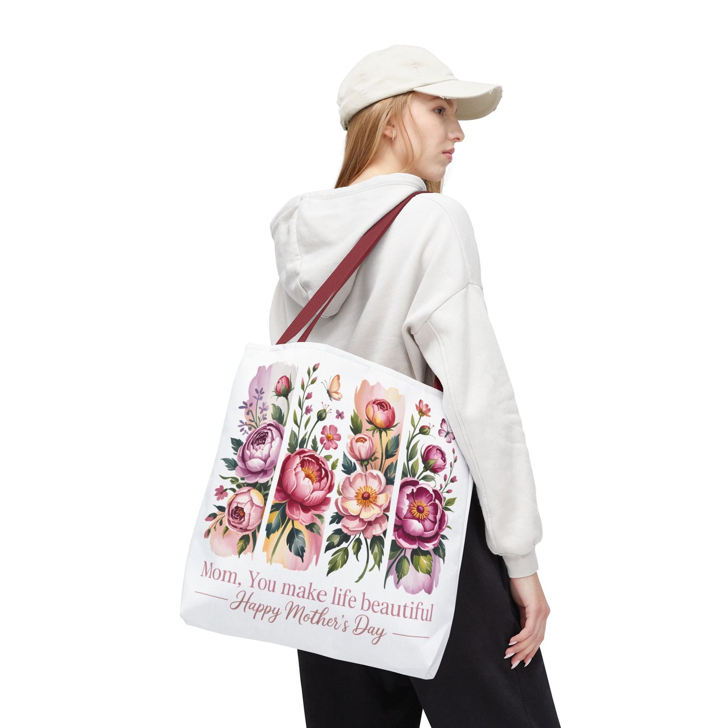 mom tote bag, mothers day gift reusable tote bag