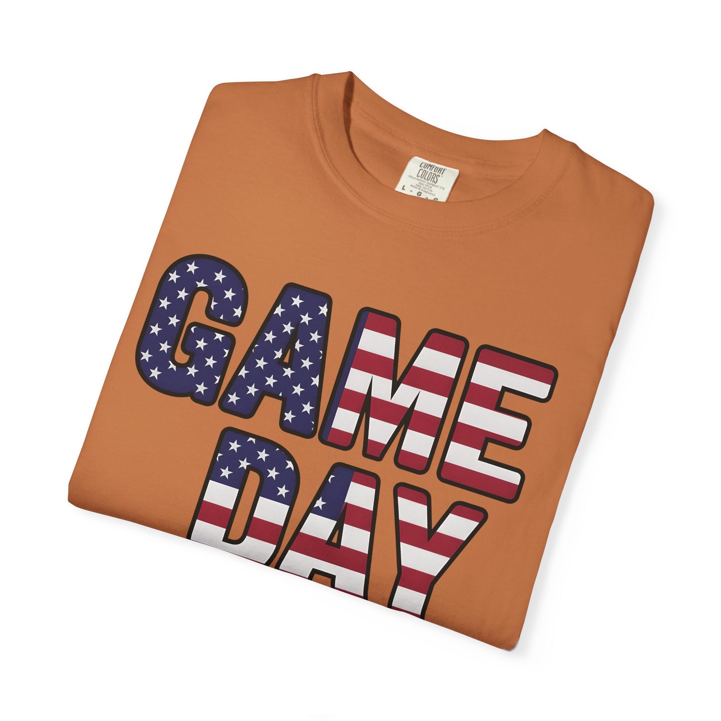 American Flag GAME DAY T-Shirt | Patriotic Sports Fan Tee