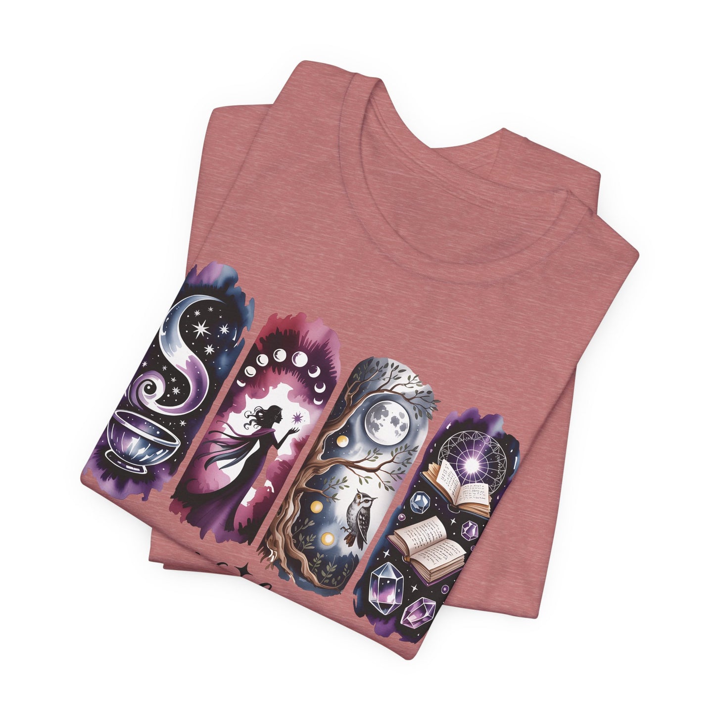 Night Queen Witchy T-Shirt | Witchy Glam Celestial Shirt | Dark Feminine Energy Tee | Moon Goddess Witchcore Graphic Top