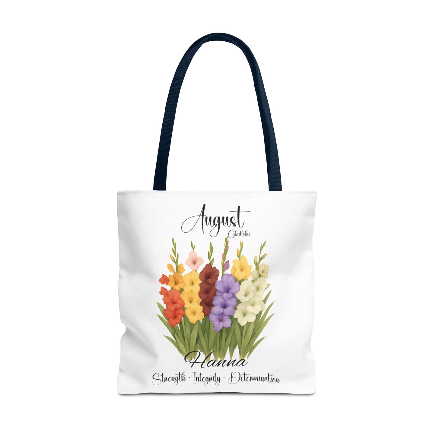 Custom birth month flower bag for her, milestone birthdays, bestfriend gift.