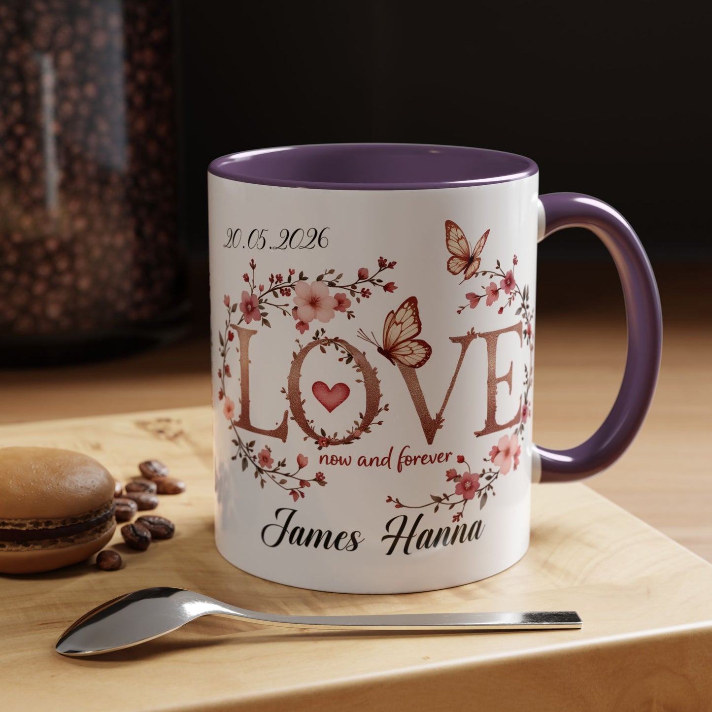 Custom Wedding Mug | Personalized Anniversary Mug | Valentines Day Gift |