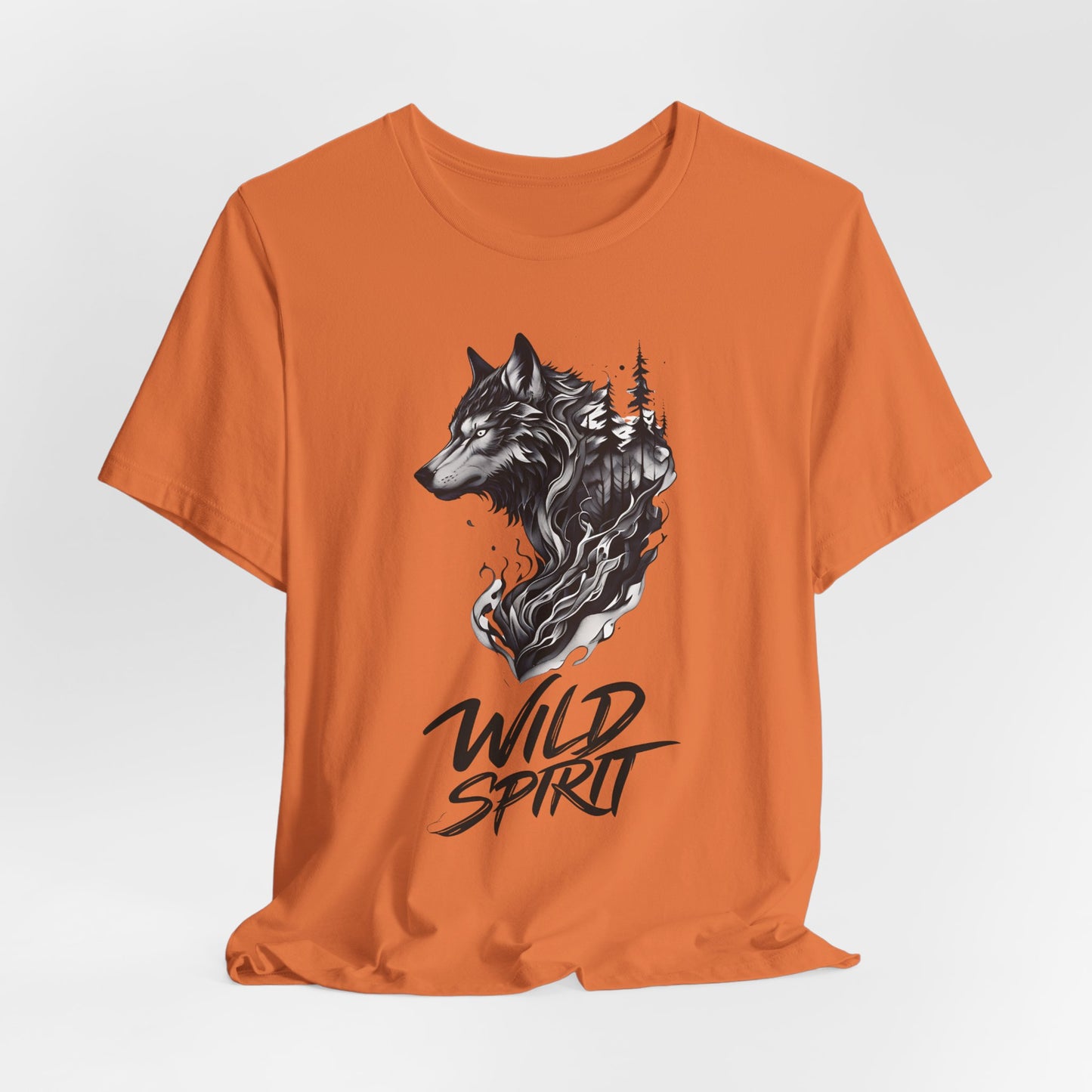 Wild Spirit Wolf Tee - Unisex, Gothic Streetwear, Alternative Clothing, grunge