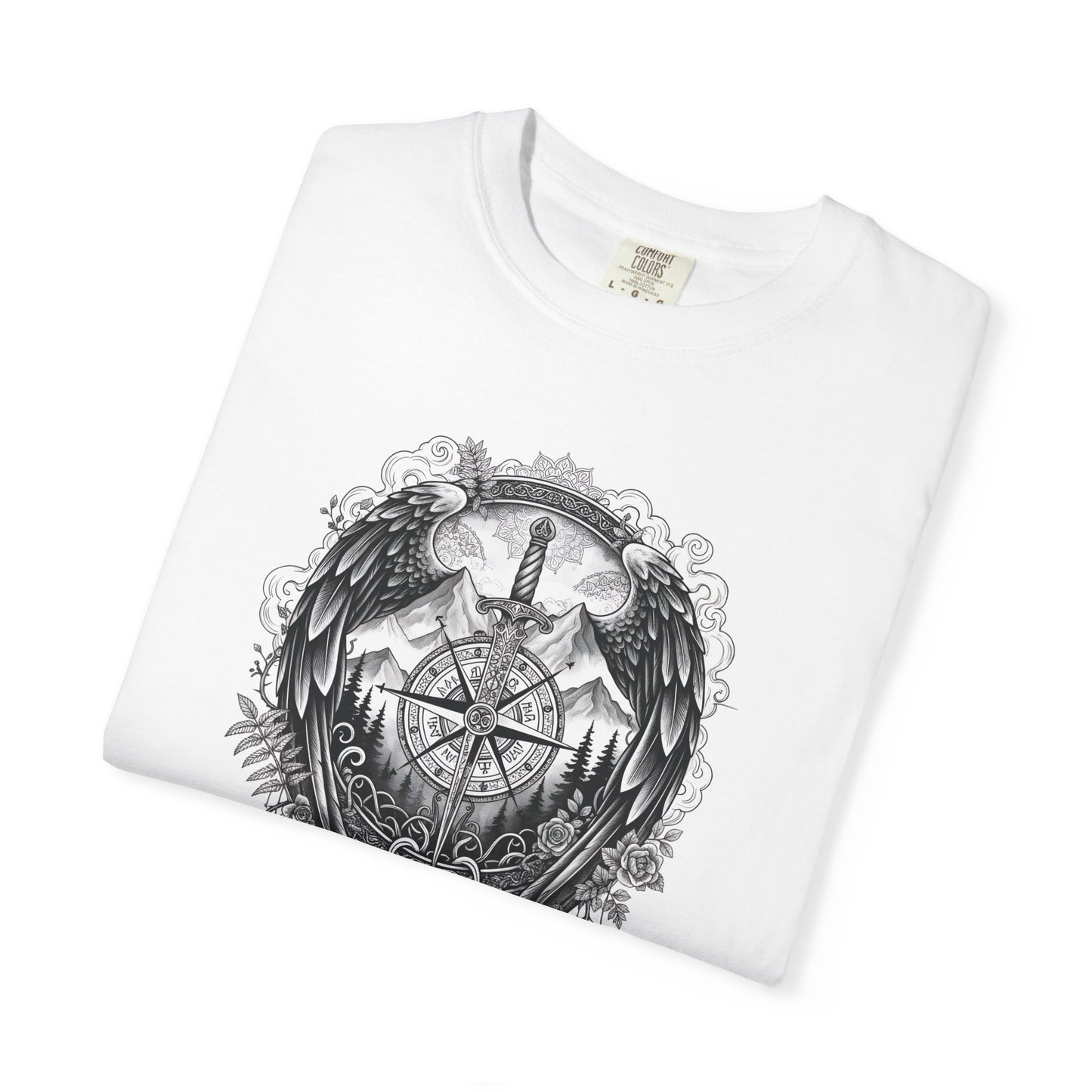 Viking Compass T-Shirt | Nordic Viking Clothing | Vegvisir Norse Pagan Tee
