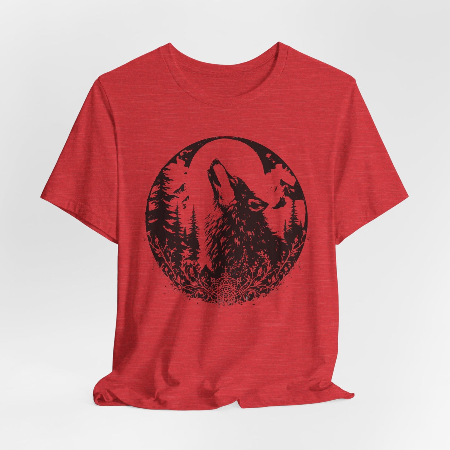 Wolf Graphic Shirt, wilderness tee, alt gifts for her, 90s grunge top.