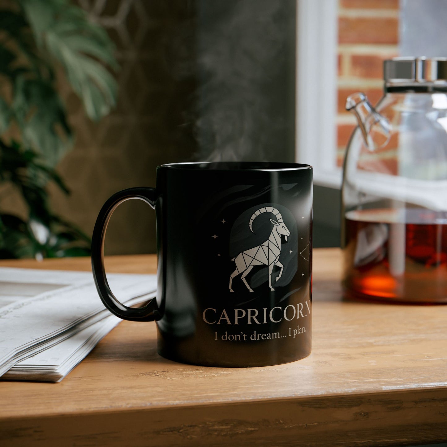 Capricorn Astrology Mug, This constellation mug captures the celestial beauty of the Capricorn zodiac, making it the perfect zodiac mug for astrology lovers.