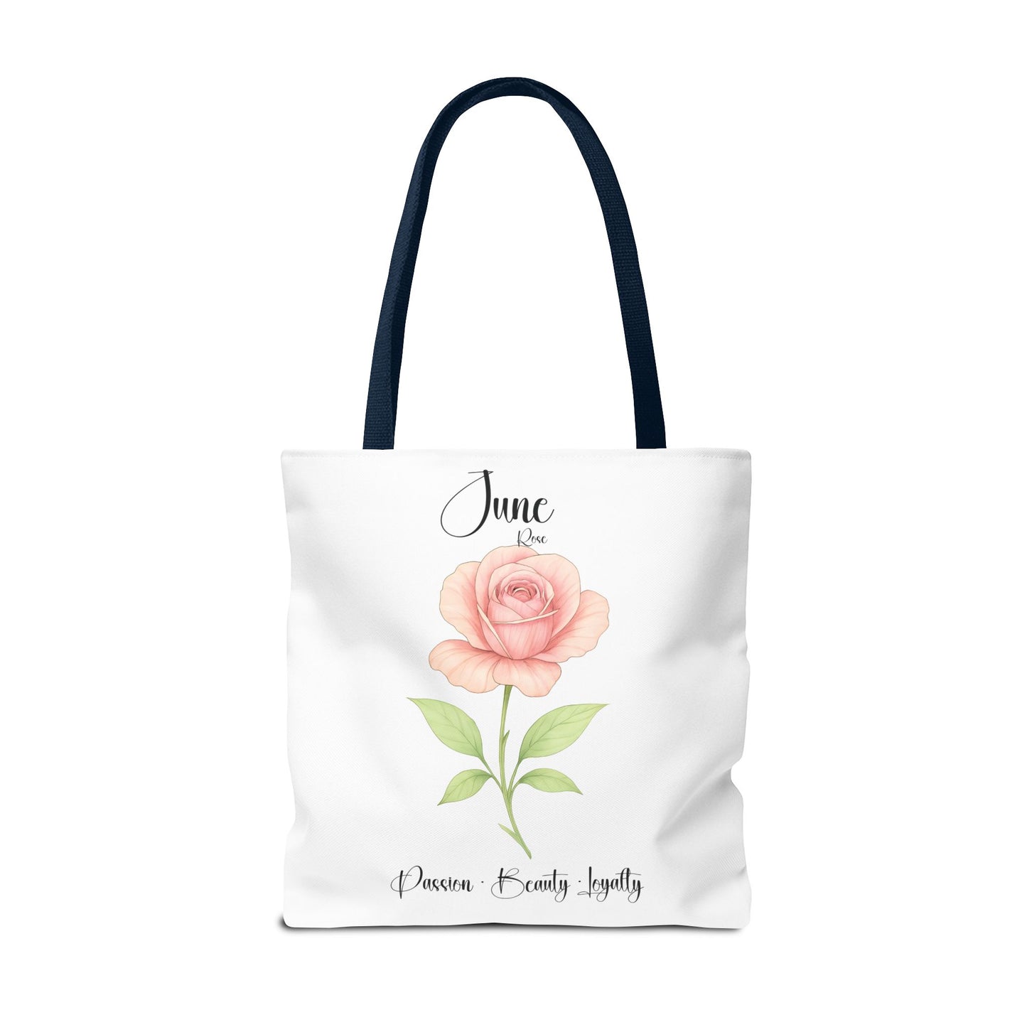 Personlised birth month flower bag for her, milestone birthdays, bestfriend gift.