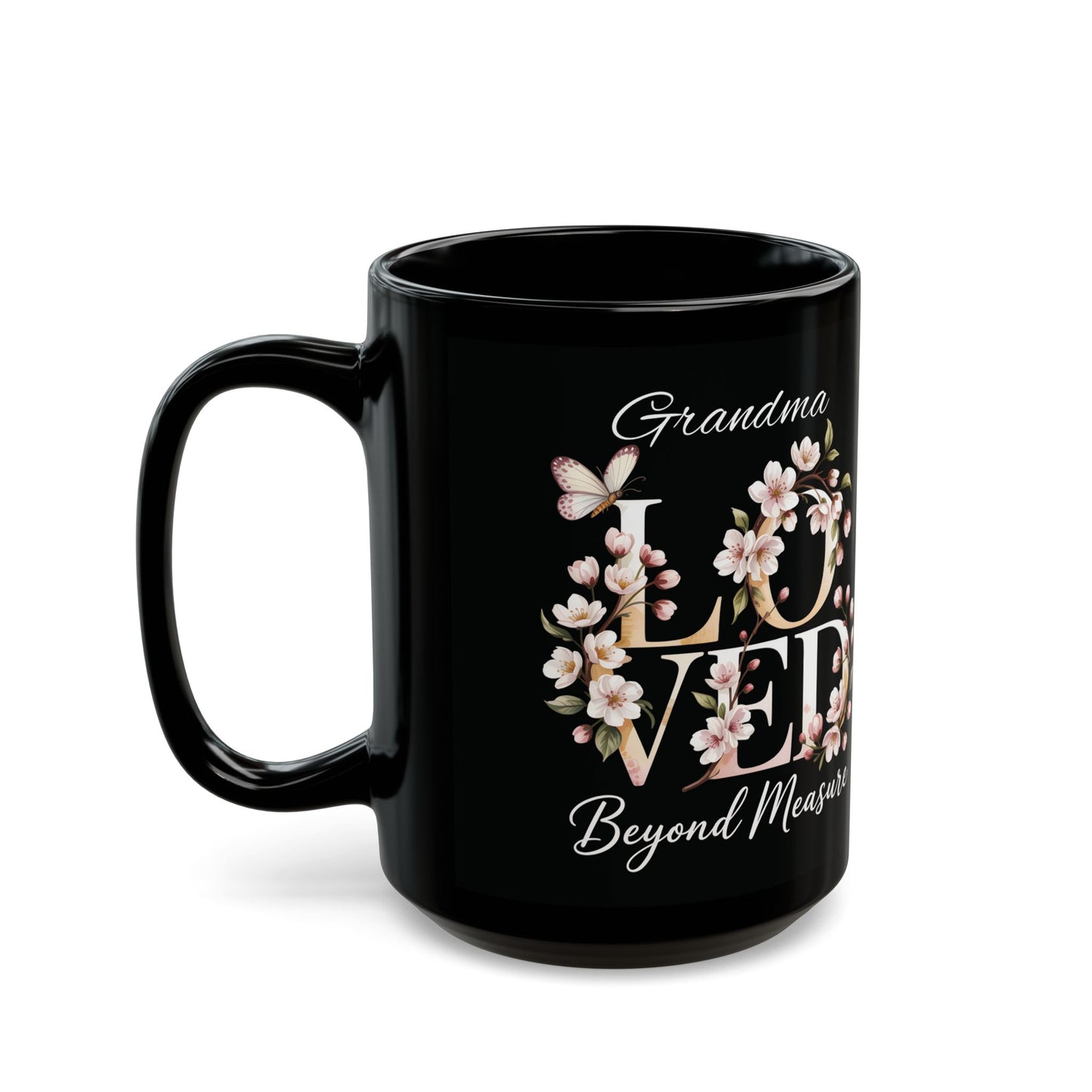 Grandma Birthday Mug | Mothers Day Flower Mug | Personalised Mum Mug |