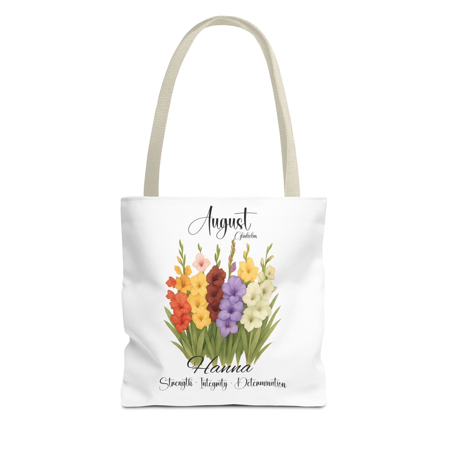 Custom birth month flower bag for her, milestone birthdays, bestfriend gift.
