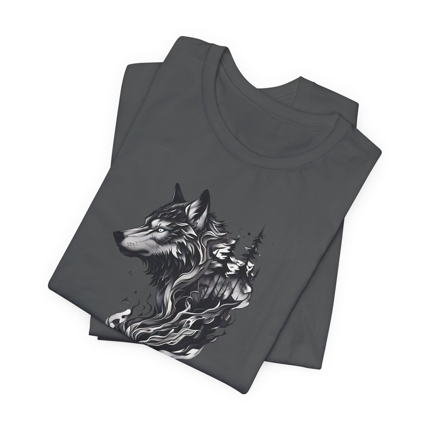 Wild Spirit Wolf Tee - Unisex, Gothic Streetwear, Alternative Clothing, grunge