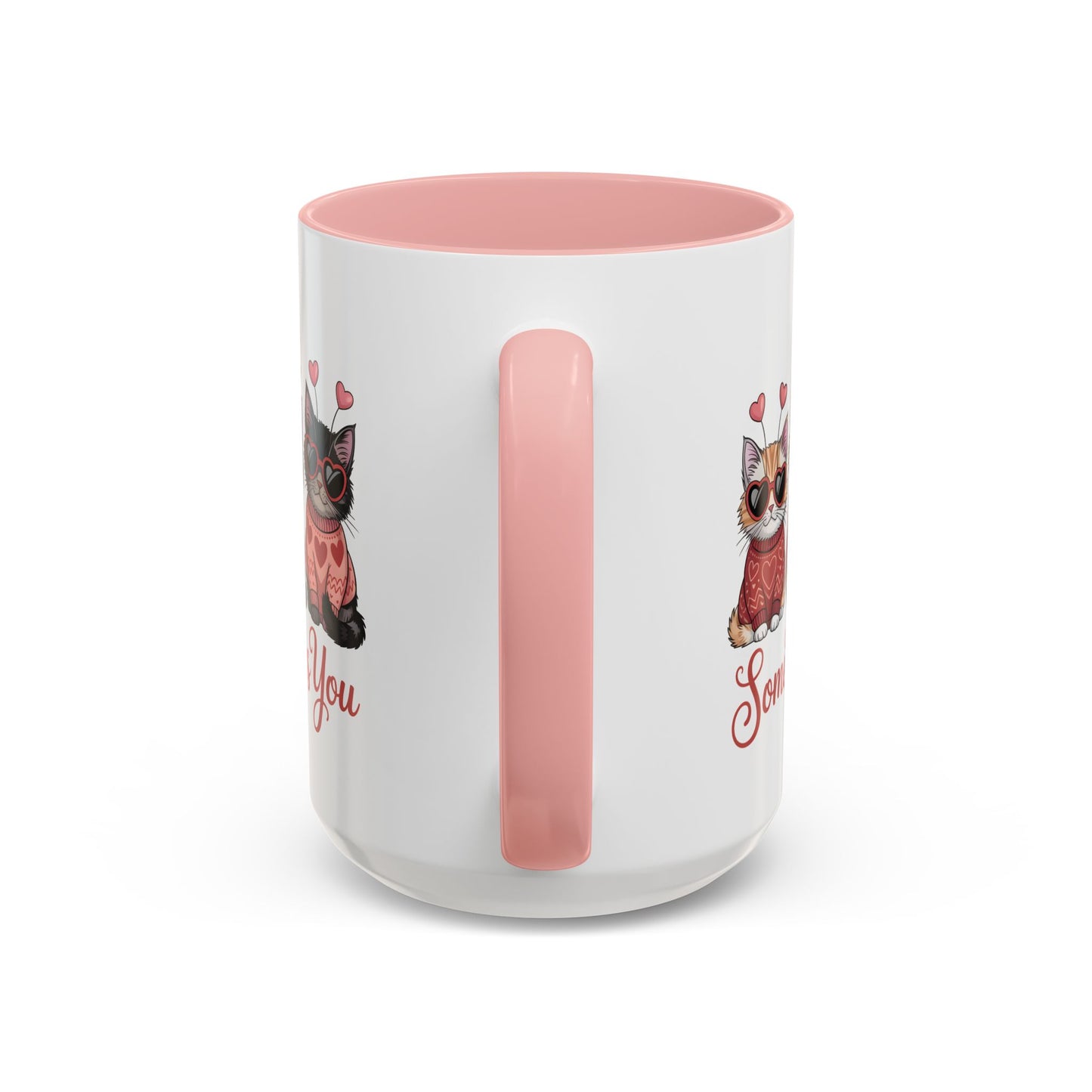 Valentine Kitty Mug | kitten Coffee Cup | cat Lover Gift | Valentines Day Mug |