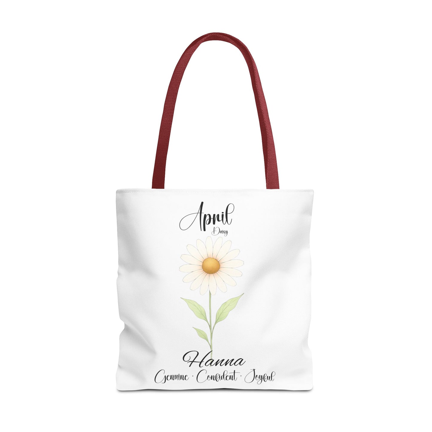 Custom birth month flower bag for her, milestone birthdays, bestfriend gift.