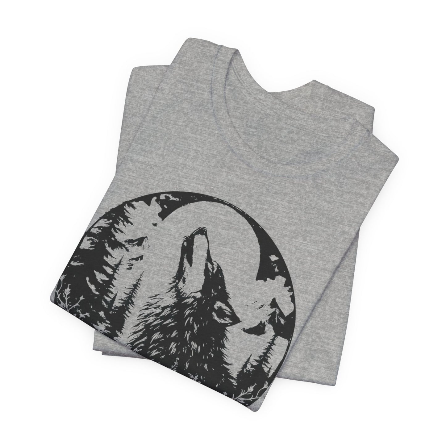 Wolf Graphic Shirt, wilderness tee, alt gifts for her, 90s grunge top.