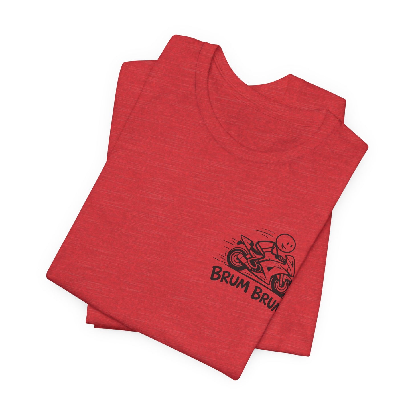 Brum Brum Cotton biker shirt, streetwear tee, biker apparel, motorcycle gift.