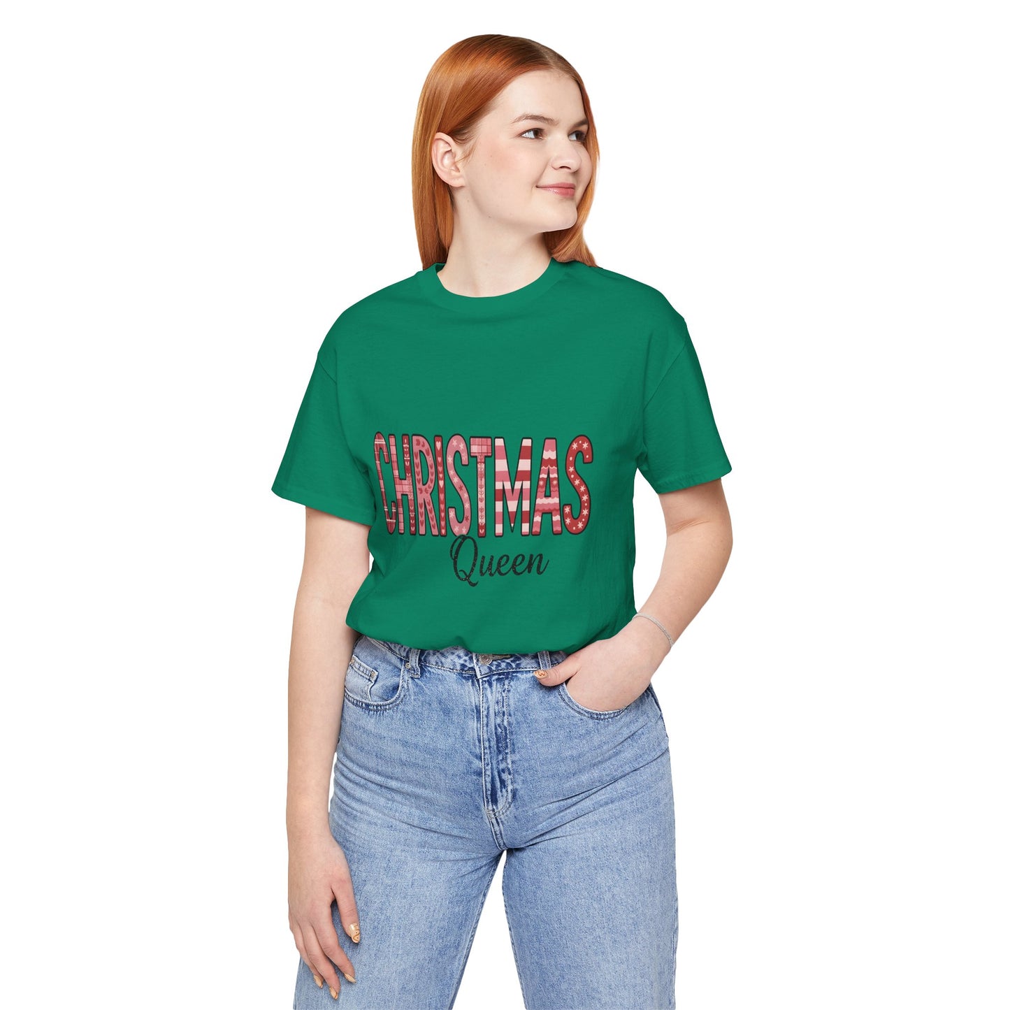 Christmas Queen Pinkmas T-shirt,  Perfect for a sister XMAS gift or a Christmas mom gift, this festive shirt captures the essence of a very merry Christmas