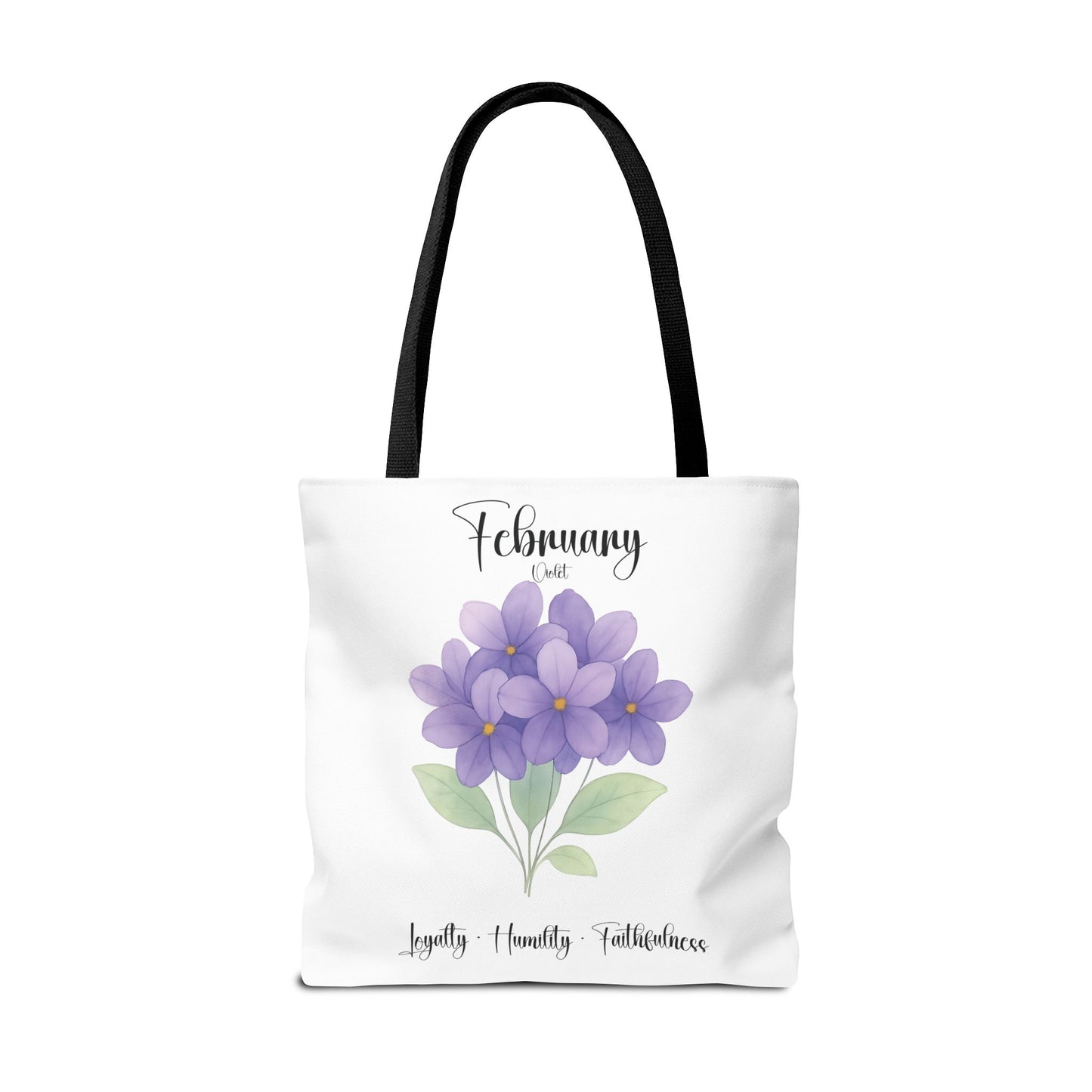 Personalized  floral gift tote bag for her, birth month flower, milestone birthdays, bestfriend gift.
