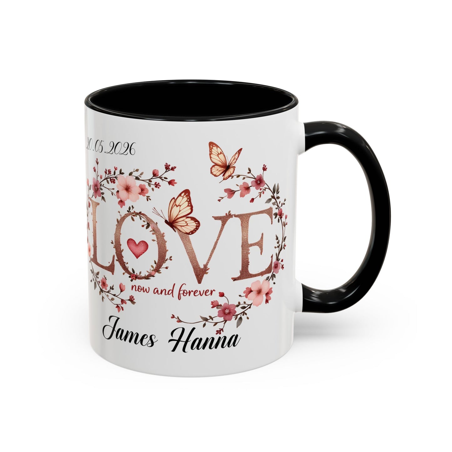 Custom Wedding Mug | Personalized Anniversary Mug | Valentines Day Gift |