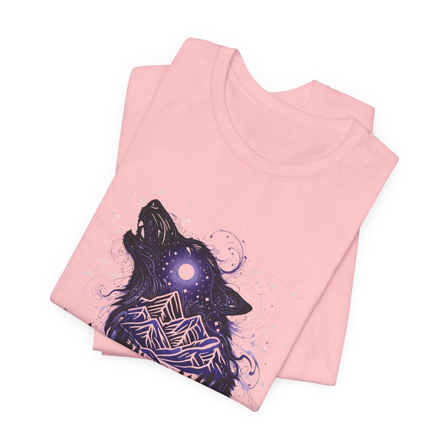 Wild Spirit Wolf Tee - Unisex, wildlife shirt, Gothic Streetwear, Alternative Clothing.