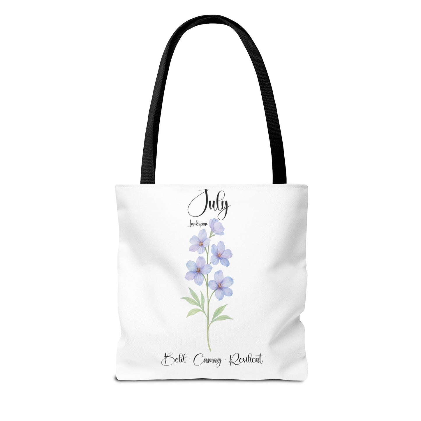 Personalized birth month flower tote bag for her, milestone birthdays, bestfriend gift.